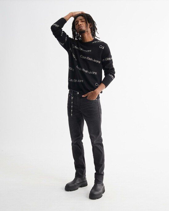Institutional All Over Logo Sweater