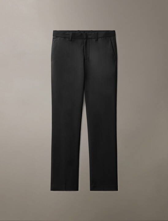 Refined Virgin Wool Slim Trouser