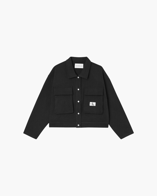 BADGE HEAVYWEIGHT KNIT OVERSHIRT