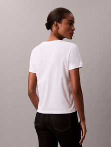 Nano Logo Supima Cotton Tee, Brilliant White, hi-res