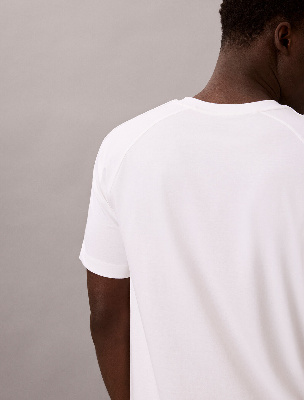 Performance Cotton Blend Gym T-shirt, Classic White, hi-res