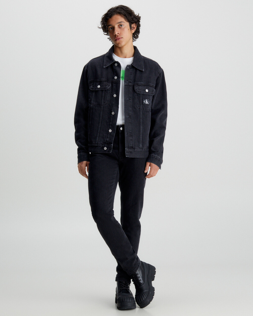90'S Denim Jacket, Denim Black, hi-res