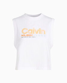 Logo Tank Top, Bright White, hi-res