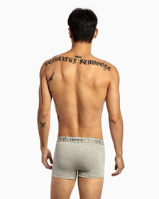 Embossed Icon Cotton Trunks, Grey Heather, hi-res