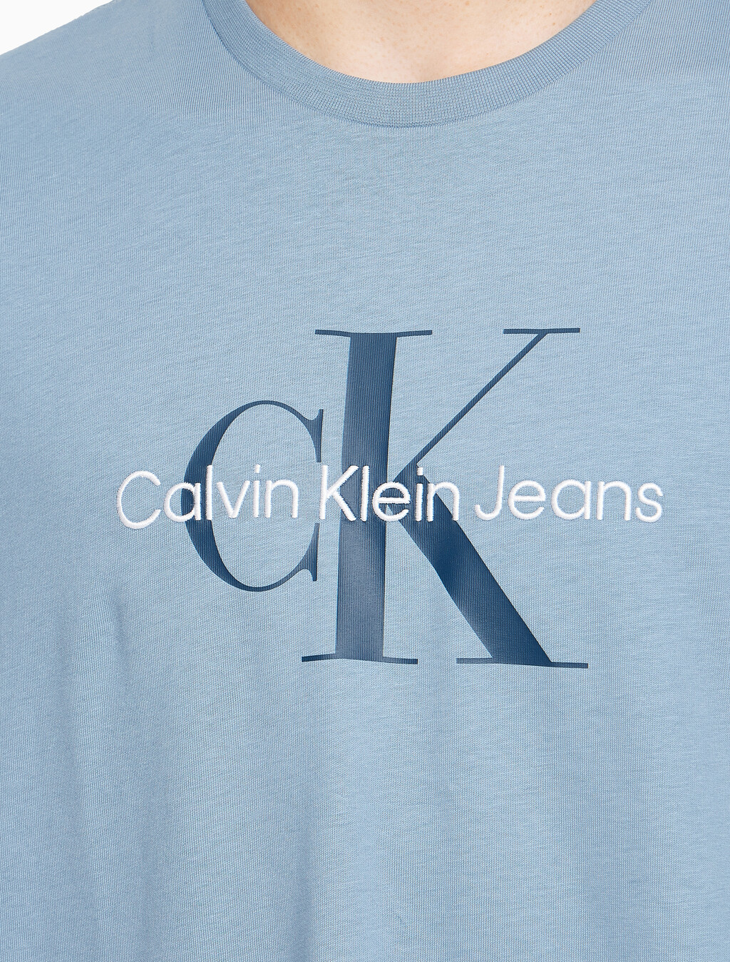 Monogram Logo Graphic Classic Crewneck T-Shirt, Windward Blue, hi-res