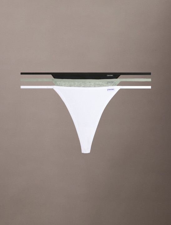 Athletic Cotton 3 Pack Thongs