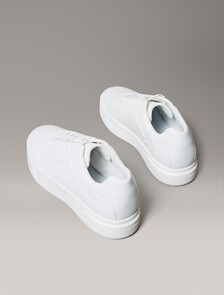 Premier - Leather Signature Trainers, Triple Bright White, hi-res