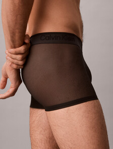 CK Black Sheer Rib Trunk, Black, hi-res