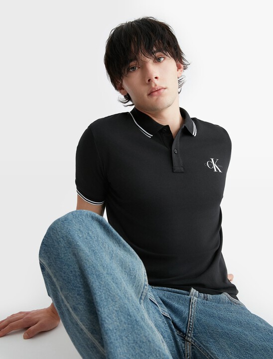 Monologo Slim Tipped Polo