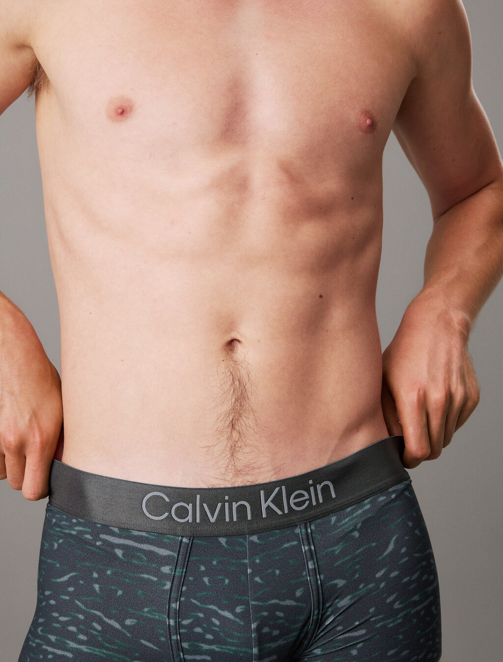 Brushed Microfiber Stretch Low Rise Trunk, 18841 SMOKED LEOPARD+SHARK, hi-res