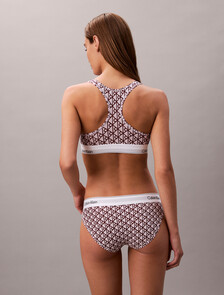 Bikini Briefs - Icon Cotton Modal, BIJOU MODERN EMBLEM OUTLINE+SPRING LILAC, hi-res