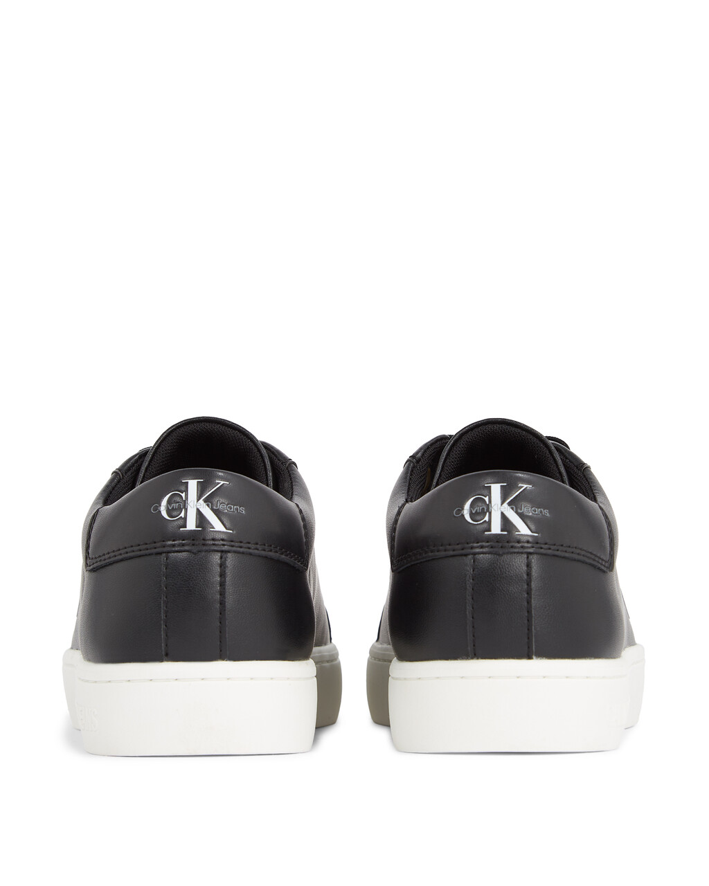 Leather Trainers, Black, hi-res