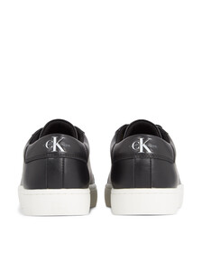 Leather Trainers, Black, hi-res