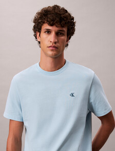 Embroidered Monogram Logo Relaxed T-Shirt, Stratosphere, hi-res