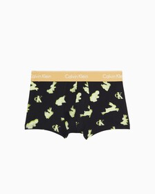 YEAR OF THE RABBIT ALL OVER PRINT LOW RISE TRUNKS, LNY RABBIT PRINT+BLACK BEAUTY, hi-res
