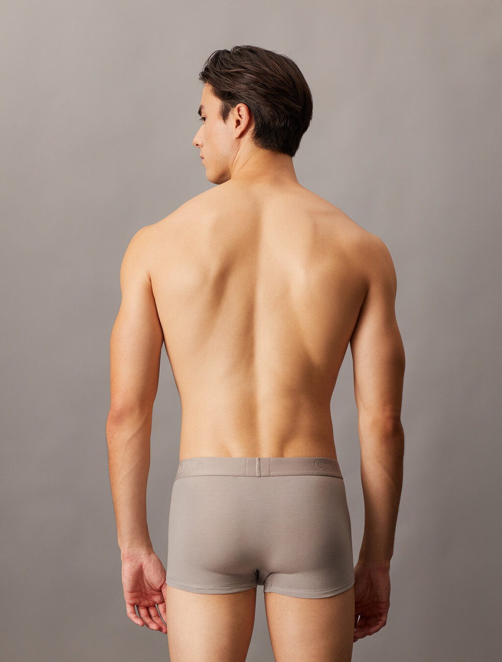 Silk Knit Low Rise Trunks, Ash, hi-res