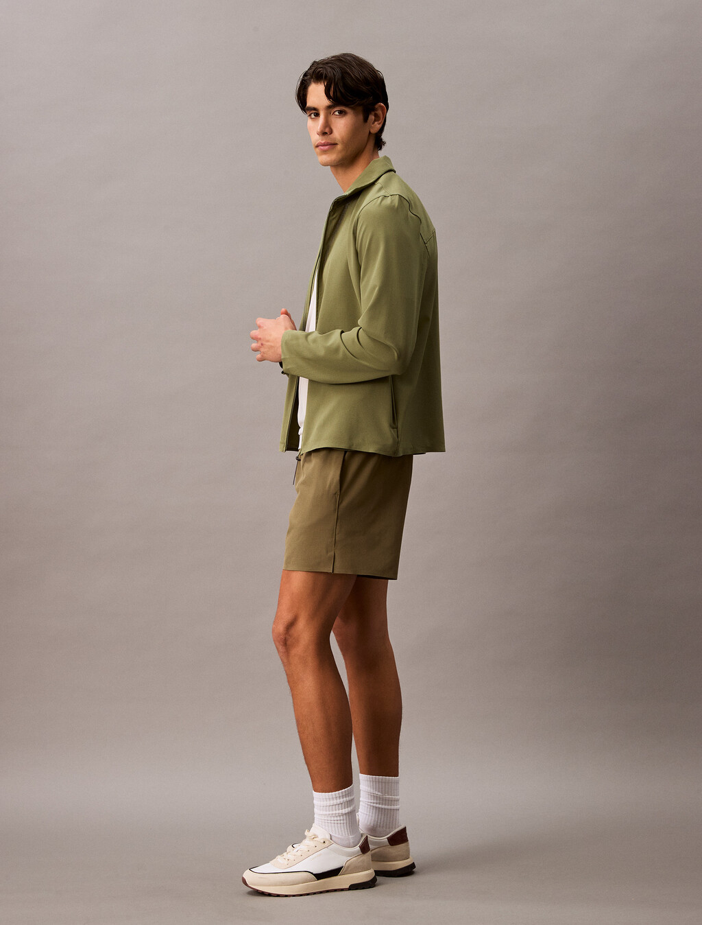 Active Icon Woven Short, Burnt Olive, hi-res