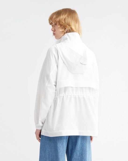 Fitted Waist Zip Up Jacket