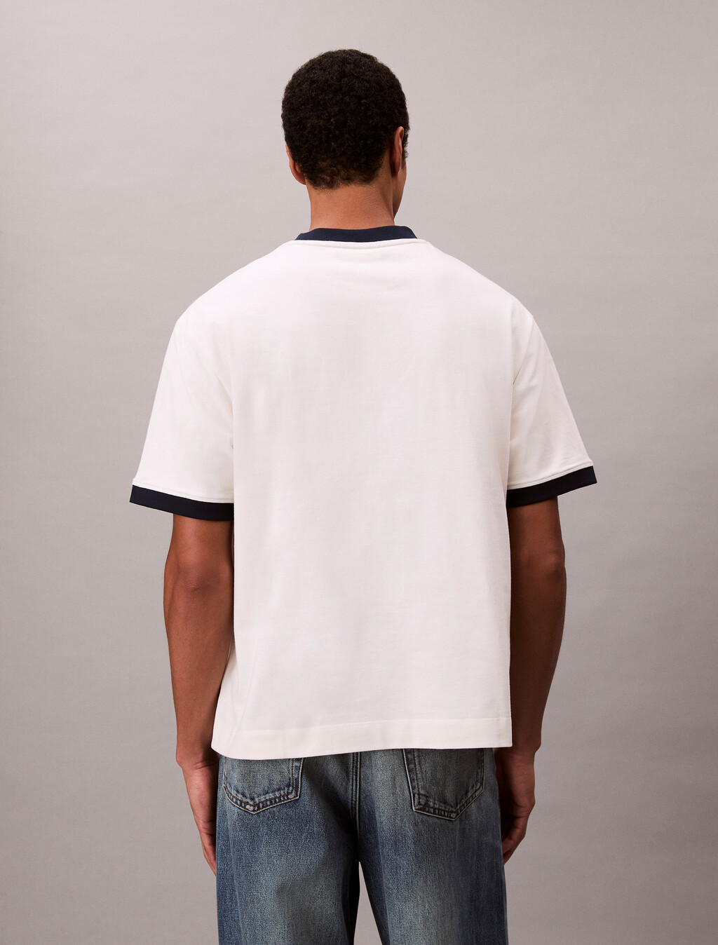 Logo Graphic Relaxed Ringer T-Shirt, Tofu Combo, hi-res