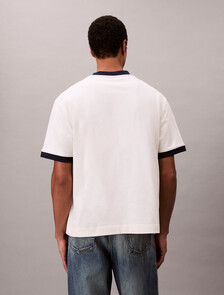 Logo Graphic Relaxed Ringer T-Shirt, Tofu Combo, hi-res