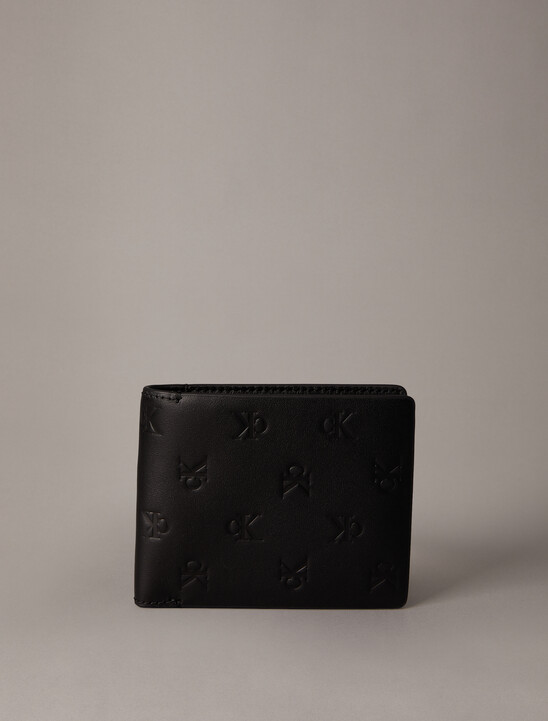 Embossed Monogram Billfold Wallet