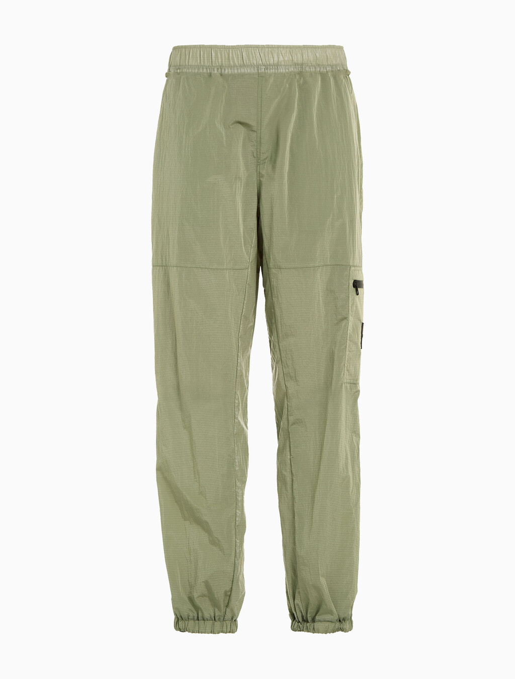 Relaxed Nylon Cargo Pants, Oil Green, hi-res