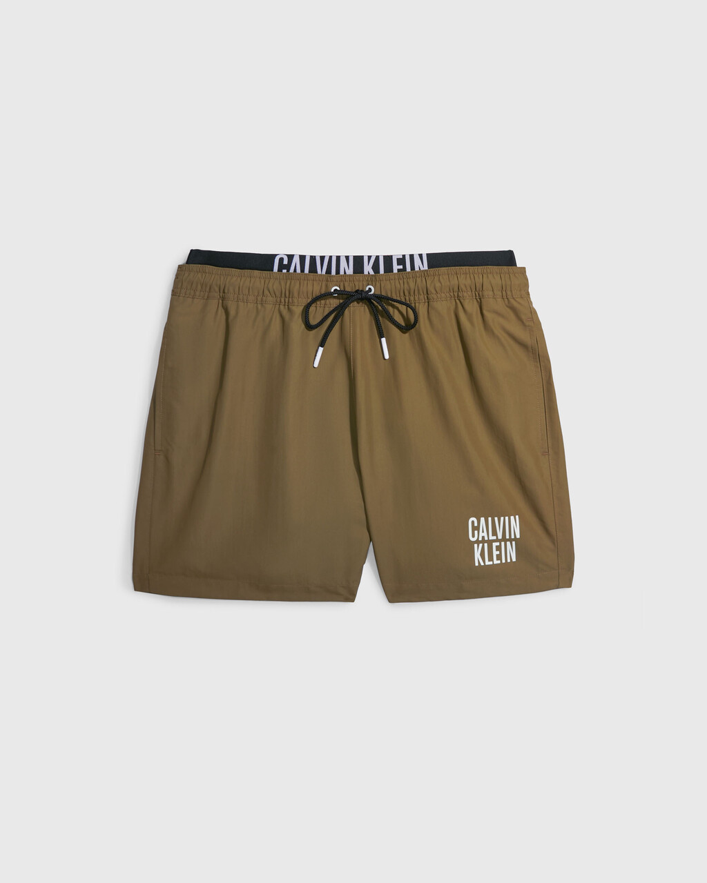 Intense Power Double Waistband Swim Shorts, Nettle, hi-res