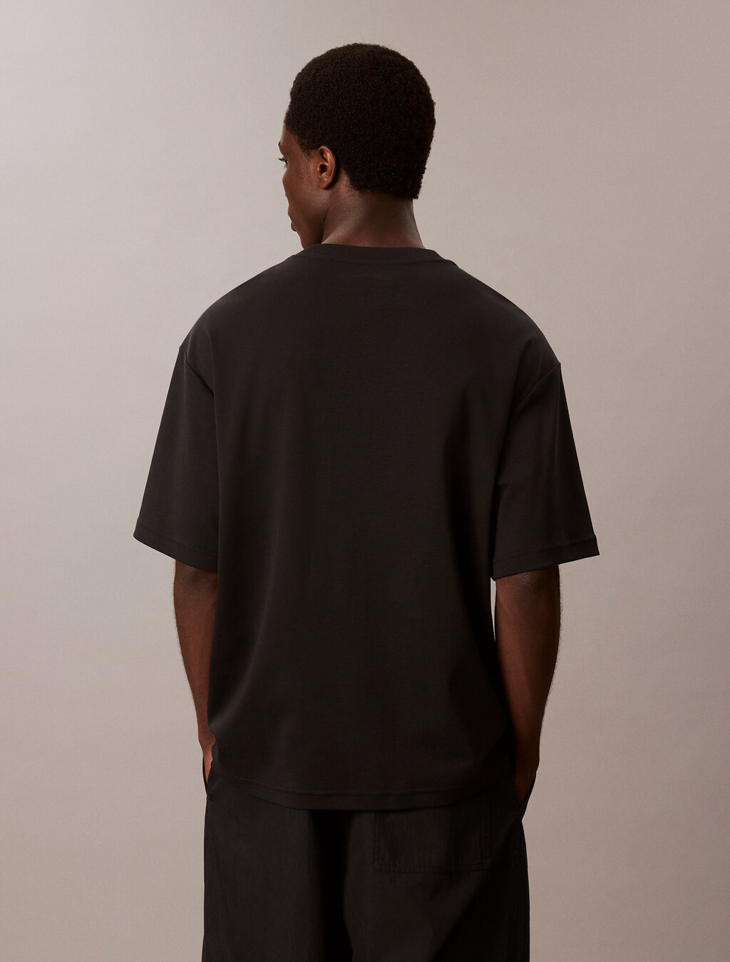 Calvin Klein Logo Tee, Black, hi-res