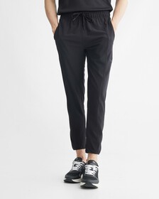 Essentials Woven Workout Sweatpants, BLACK BEAUTY, hi-res