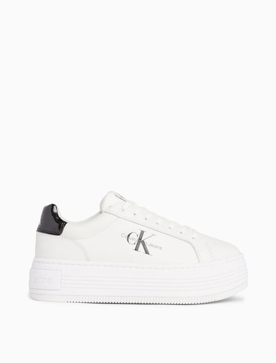 Leather Platform Trainers