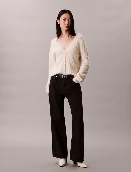 Alpaca Blend Cardigan Jumper