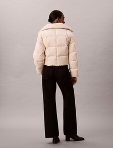 Corduroy Down Puffer Jacket, Birch, hi-res