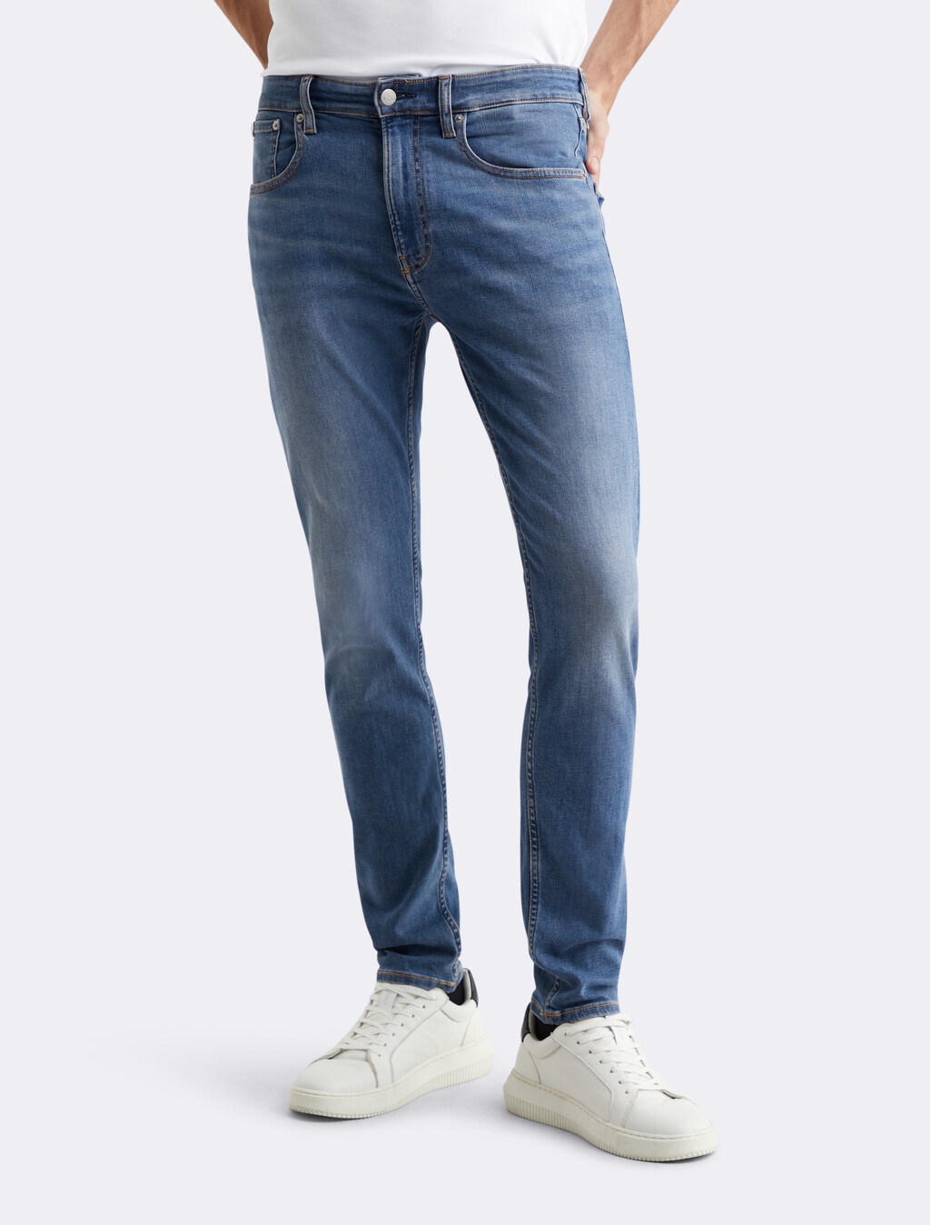 Modern Taper Cooling Jeans, Denim Medium, hi-res
