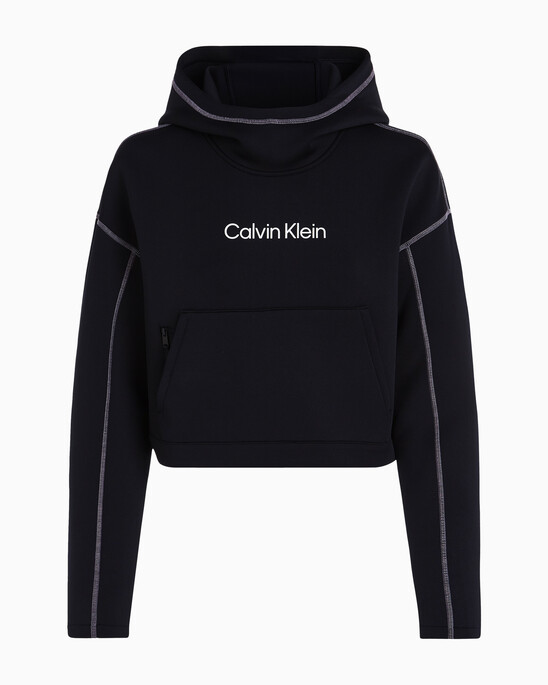 Cropped Logo Hoodie