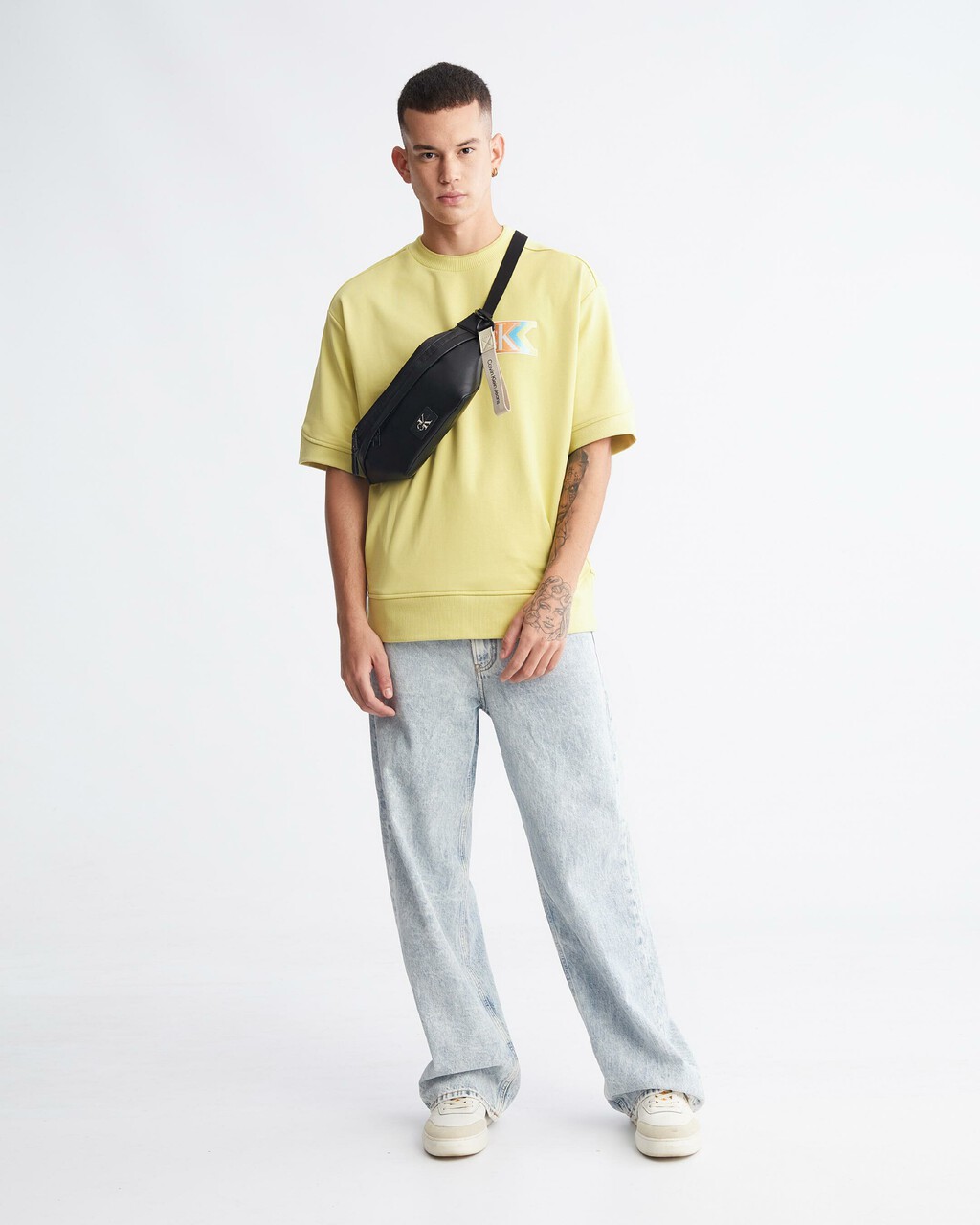 37.5 Unisex Gradient Logo Sweatshirt, Yellow Sand, hi-res