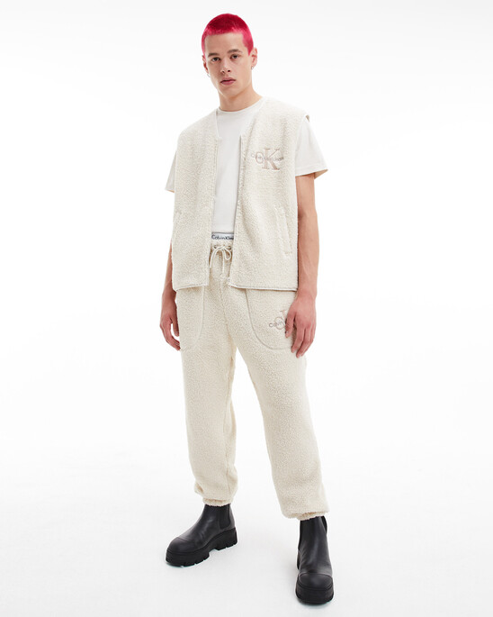 GENDERLESS MONOGRAM FLEECE VEST