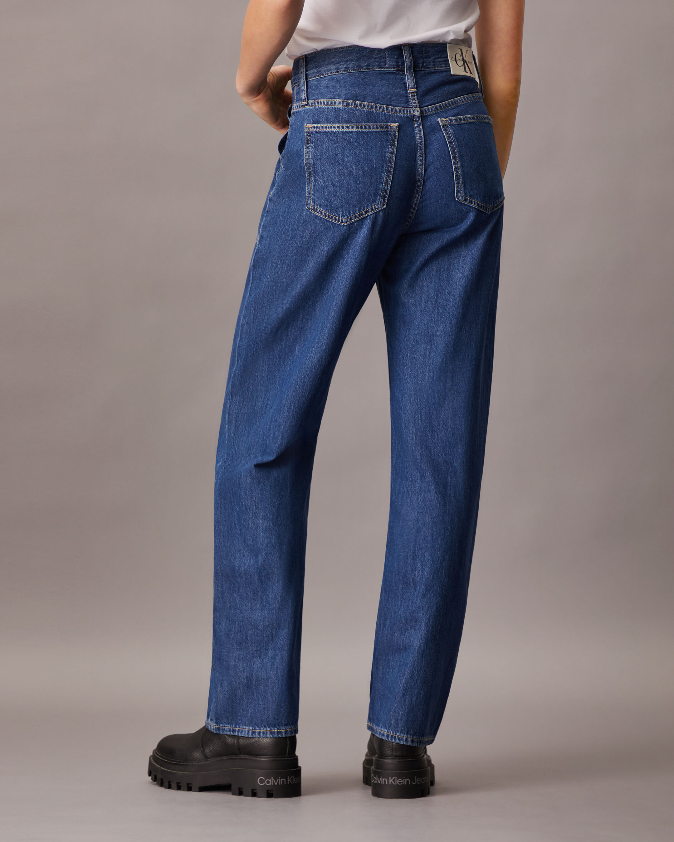 Lightweight High Rise Loose Jeans blue Calvin Klein Malaysia