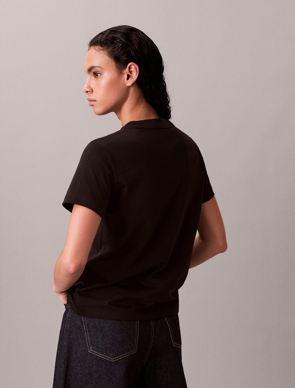 Shine Monologo Graphic Classic T-Shirt, Black, hi-res