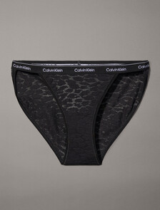 Lace Low Rise Bikini Briefs, BLACK W/ BLACK WB, hi-res