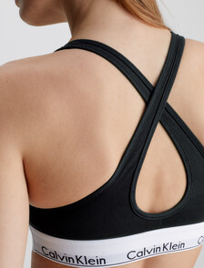 Icon Cotton Lift Pluge Bra, BLACK, hi-res
