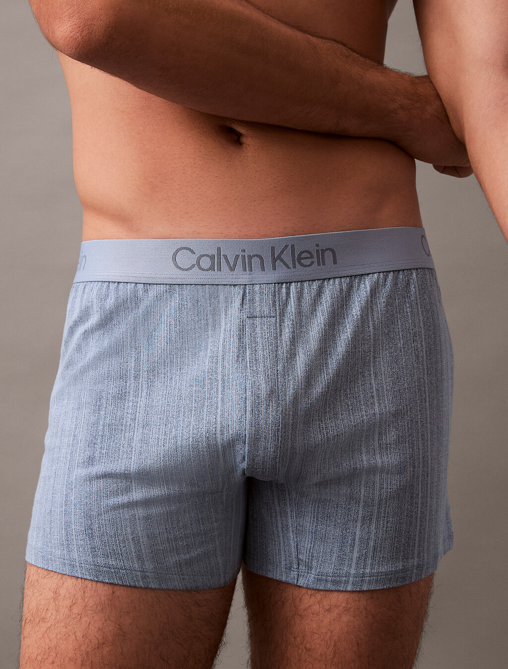 Ultra Soft Modal Slim Boxer, TEXTURED STRIPE_FADED DENIM, hi-res