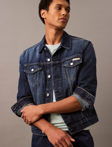 Coolmax Classic Trucker Jacket, DARK CYCLONE, hi-res