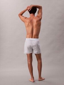 Cotton Poplin Traditional Boxers, 19471 TRAIL STRIPE+HARBOR MIST, hi-res