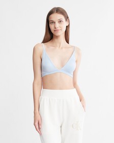 Form To Body Luster Lightly Lined Triangle Bra, Skyway, hi-res