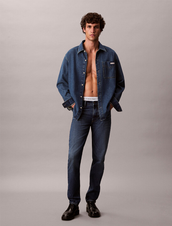 Slim Taper Sanded Jeans