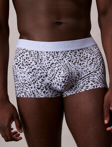 Low Rise Trunks - CK Black, ACUTE PRINT_FORGED IRON, hi-res