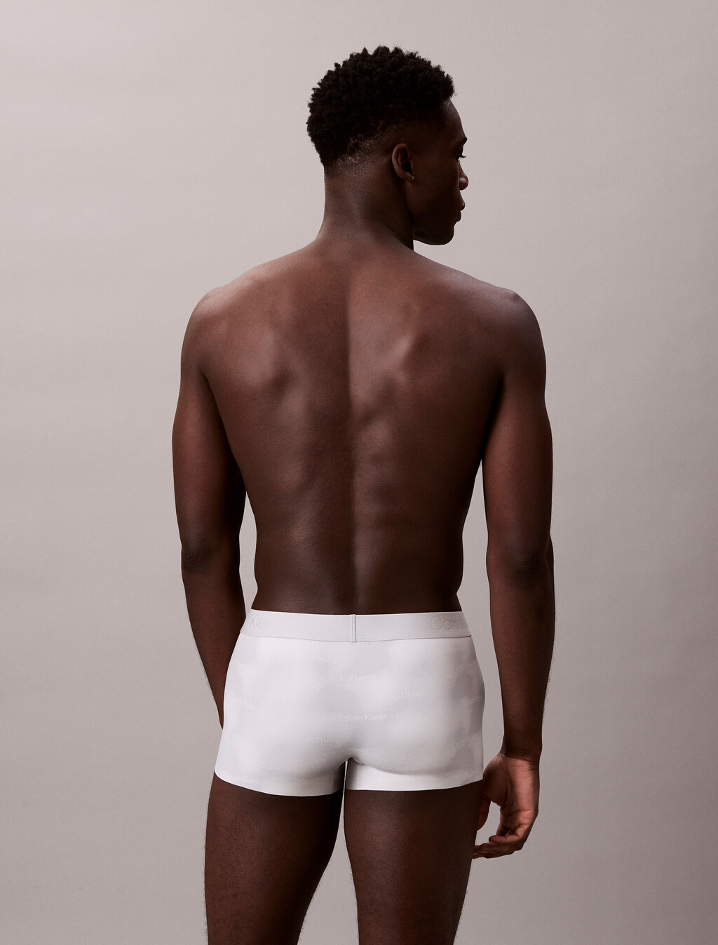 Low Rise Trunks - CK Black, FOGGY LOGO_HARBOR MIST, hi-res