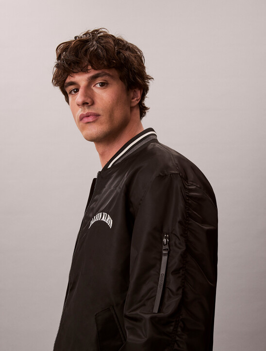 Varsity Logo Bomber Jacket