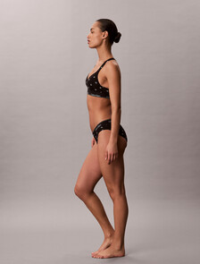 Lift Bralette - Icon Cotton Modal, DIAMOND LOGO BLACK, hi-res