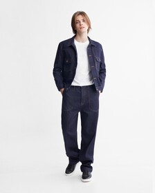 Raw Rinse Deck Jeans, CK RAW SELVEDGE, hi-res